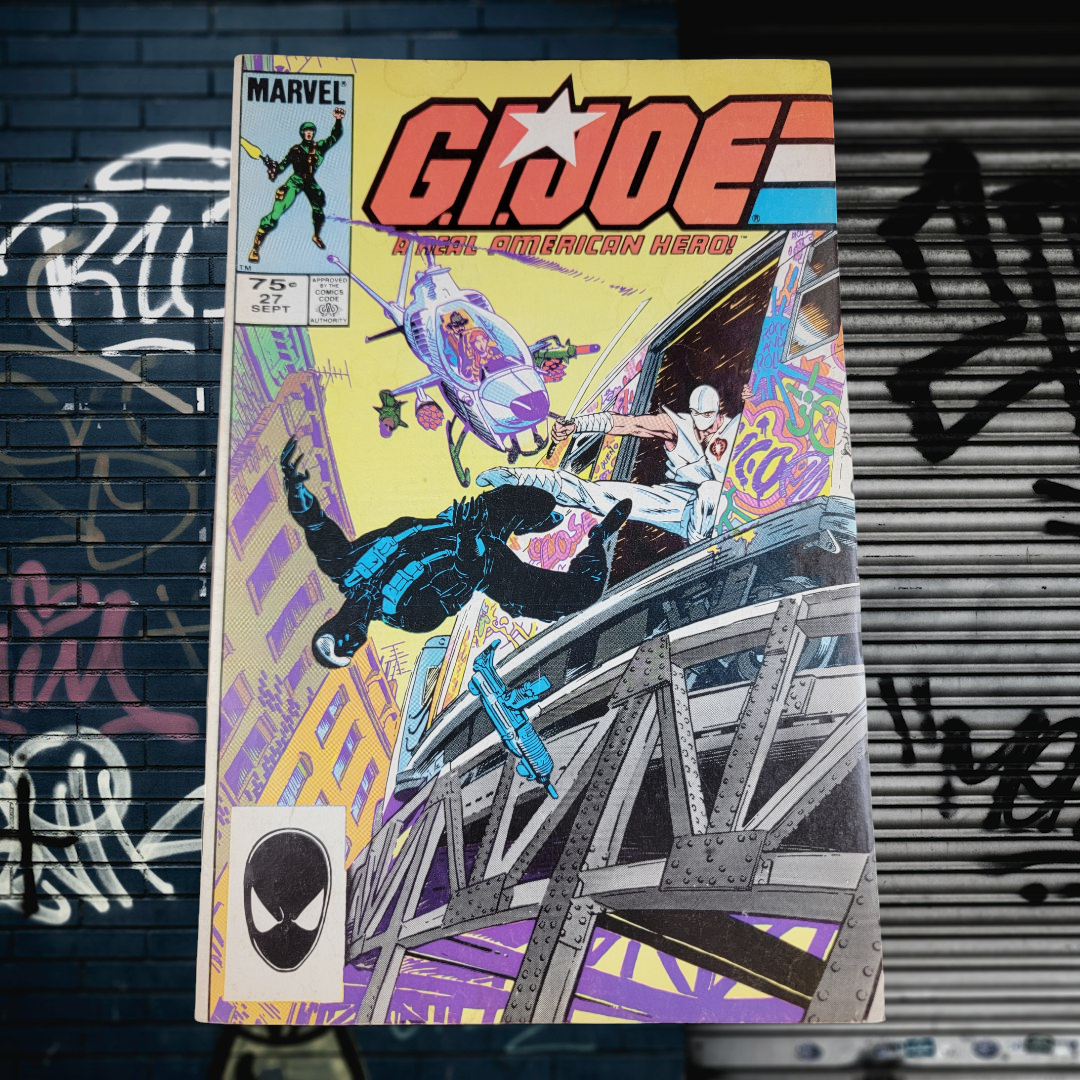 G.i.joe, a real American hero comic # 27, bagged and boarded