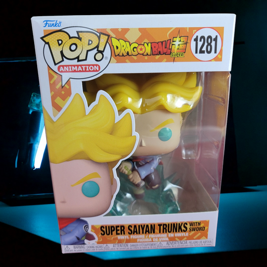 Super saiyan Trunks with swords funko # 1281 (nib)
With pop protector