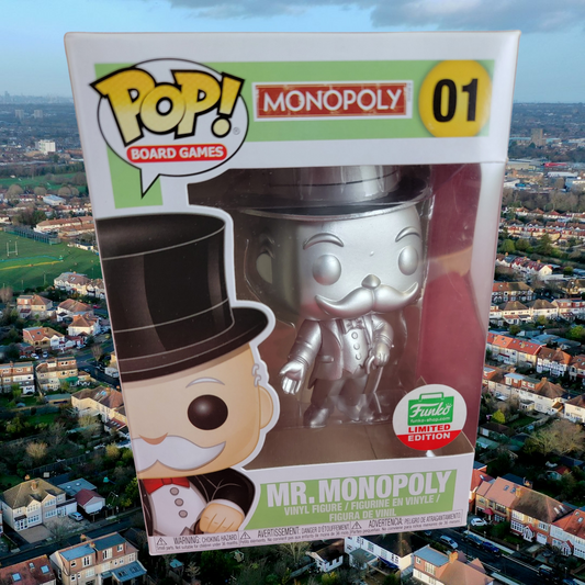 Mr. monopoly funko limited edition # 01 (nib) With pop protector