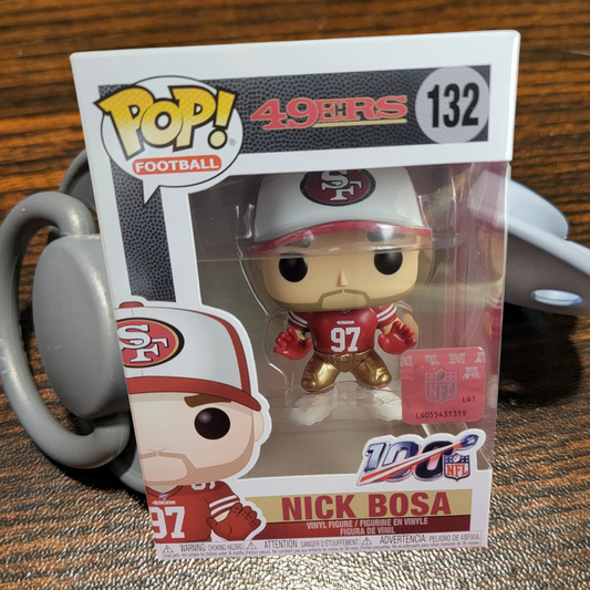 Nick Bosa funko # 132 (nib) 
With pop protector