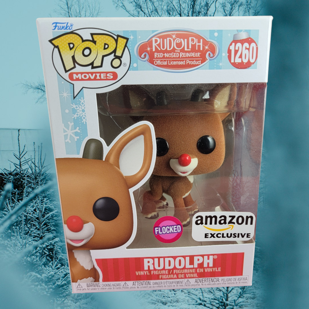 Ruldolph amazon exclusive funko # 1260
With pop protector