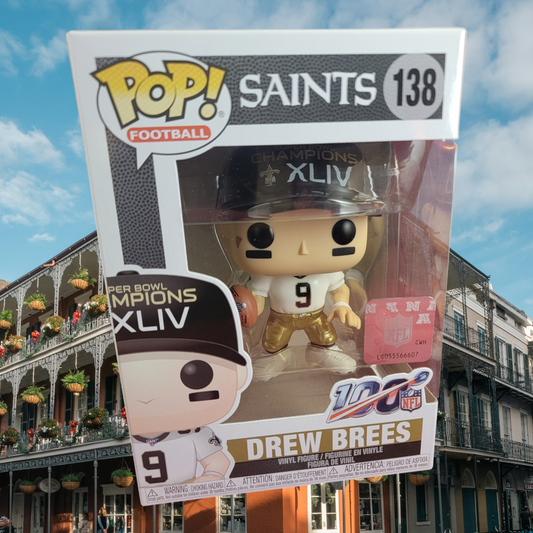 Drew Brees funko # 138 (nib)
With pop protector