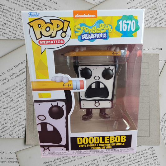 Doodlebob funko # 1670 (nib)
With pop protector