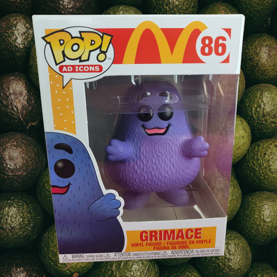 Grimace funko # 86 (nib) With pop protector