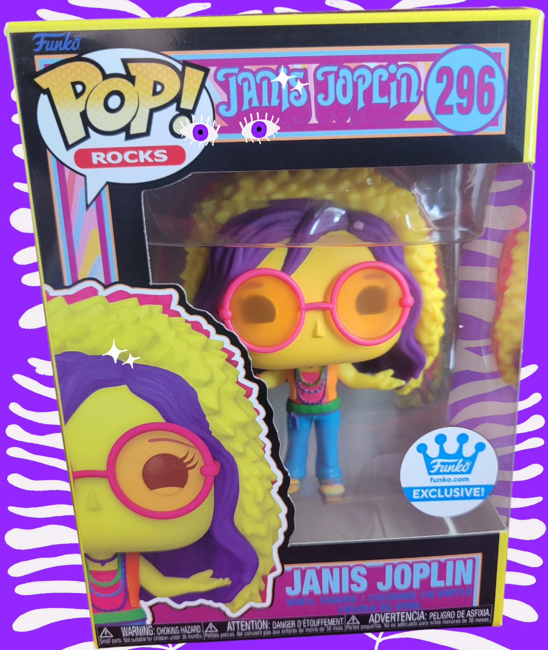 Janis Joplin funko exclusive # 296 (nib) With pop protector