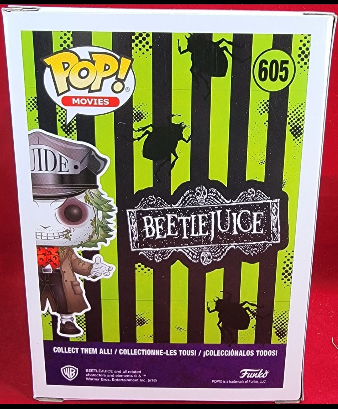 Beetlejuice funko # 605 (nib)