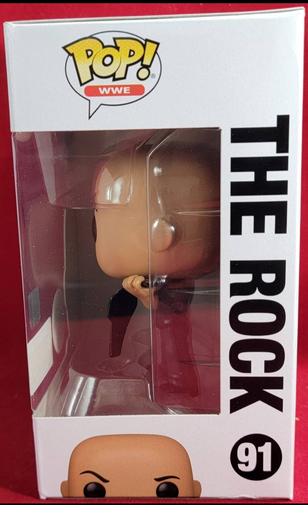 The rock entertainment earth exclusive # 91 funko (nib) with pop protector
