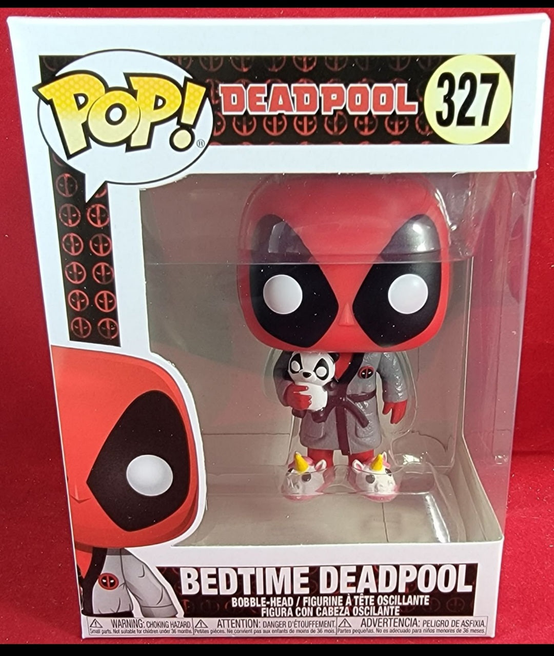Bedtime Deadpool funko # 327 (nib)
With pop protector