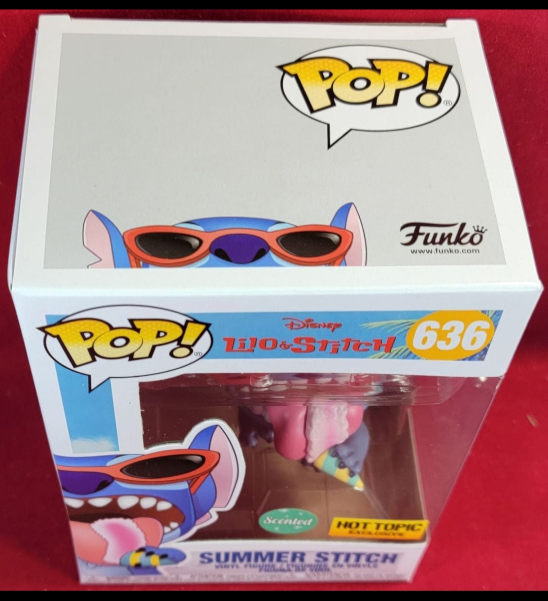 Hot topic exclusive summer stitch funko # 636 (nib)
With pop protector