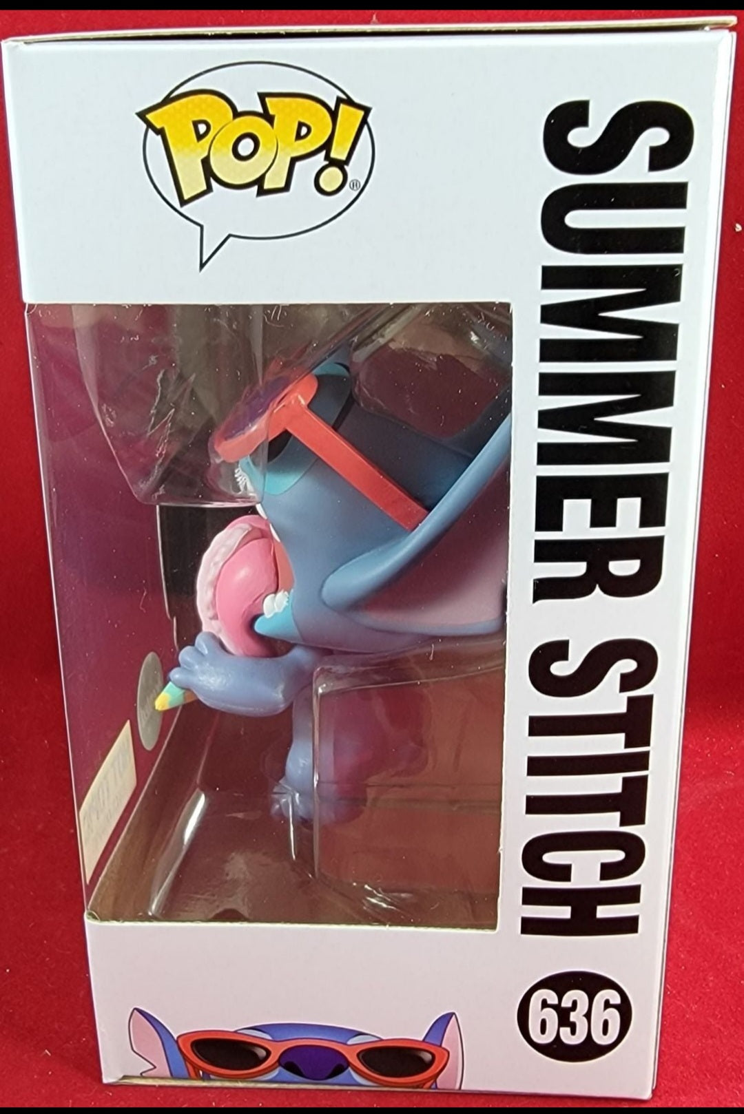 Hot topic exclusive summer stitch funko # 636 (nib)
With pop protector