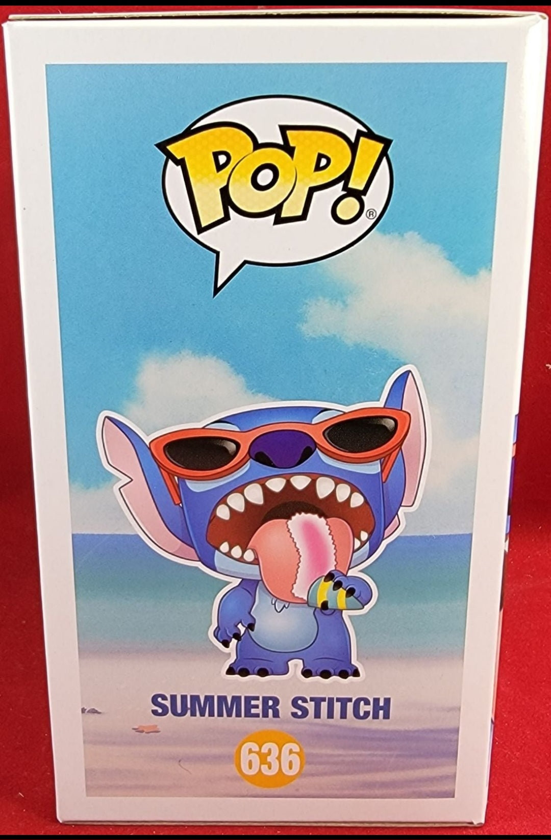 Hot topic exclusive summer stitch funko # 636 (nib)
With pop protector