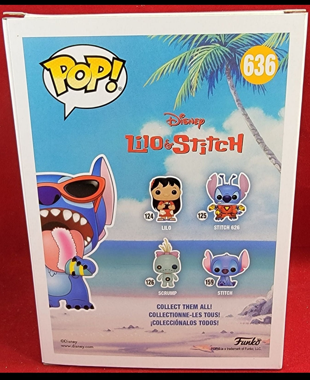 Hot topic exclusive summer stitch funko # 636 (nib)
With pop protector