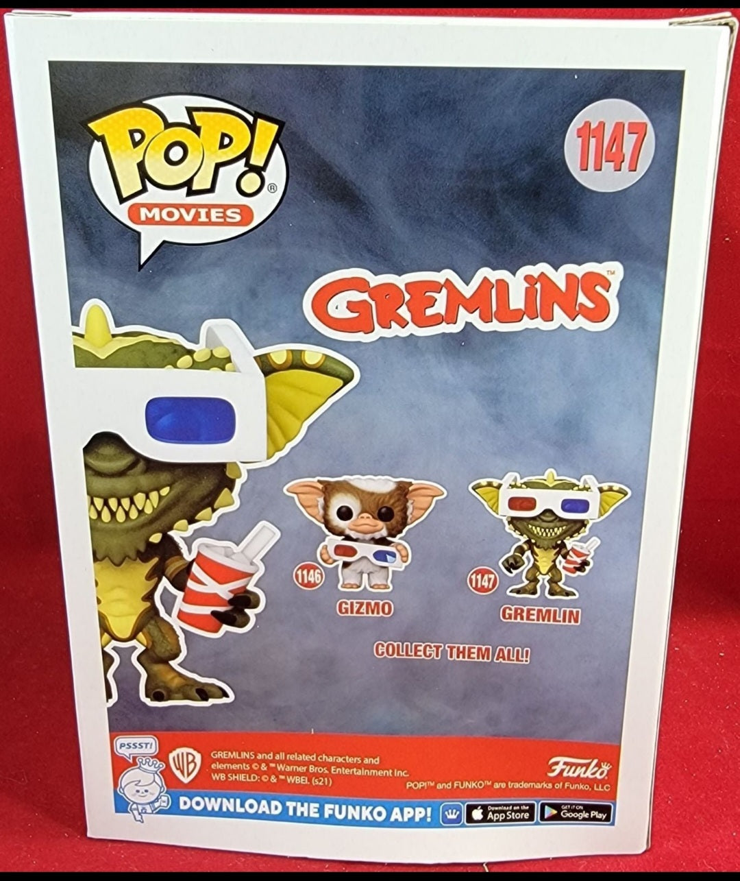 Gremlin funko # 1147 (nib)
With pop protector