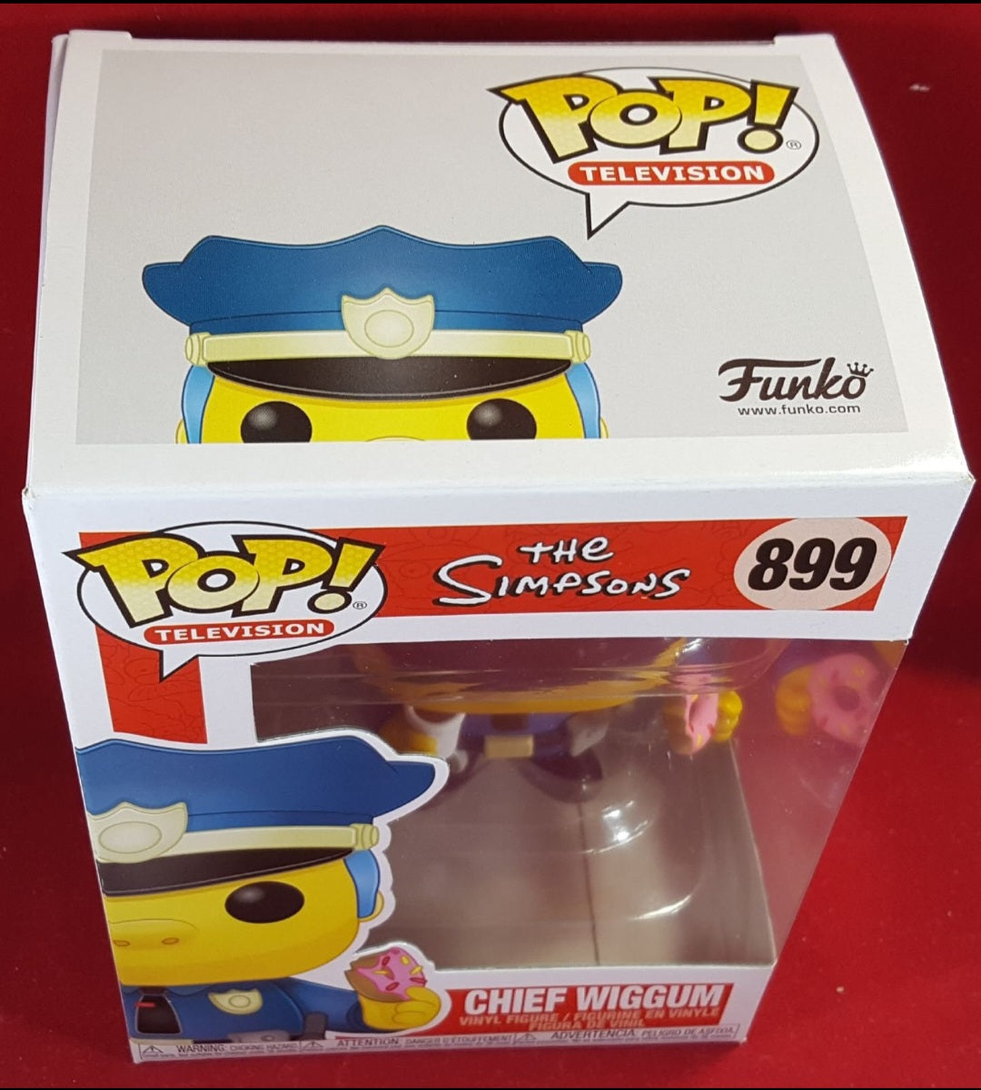 chief wiggum funko # 899 (nib) 
With pop protector