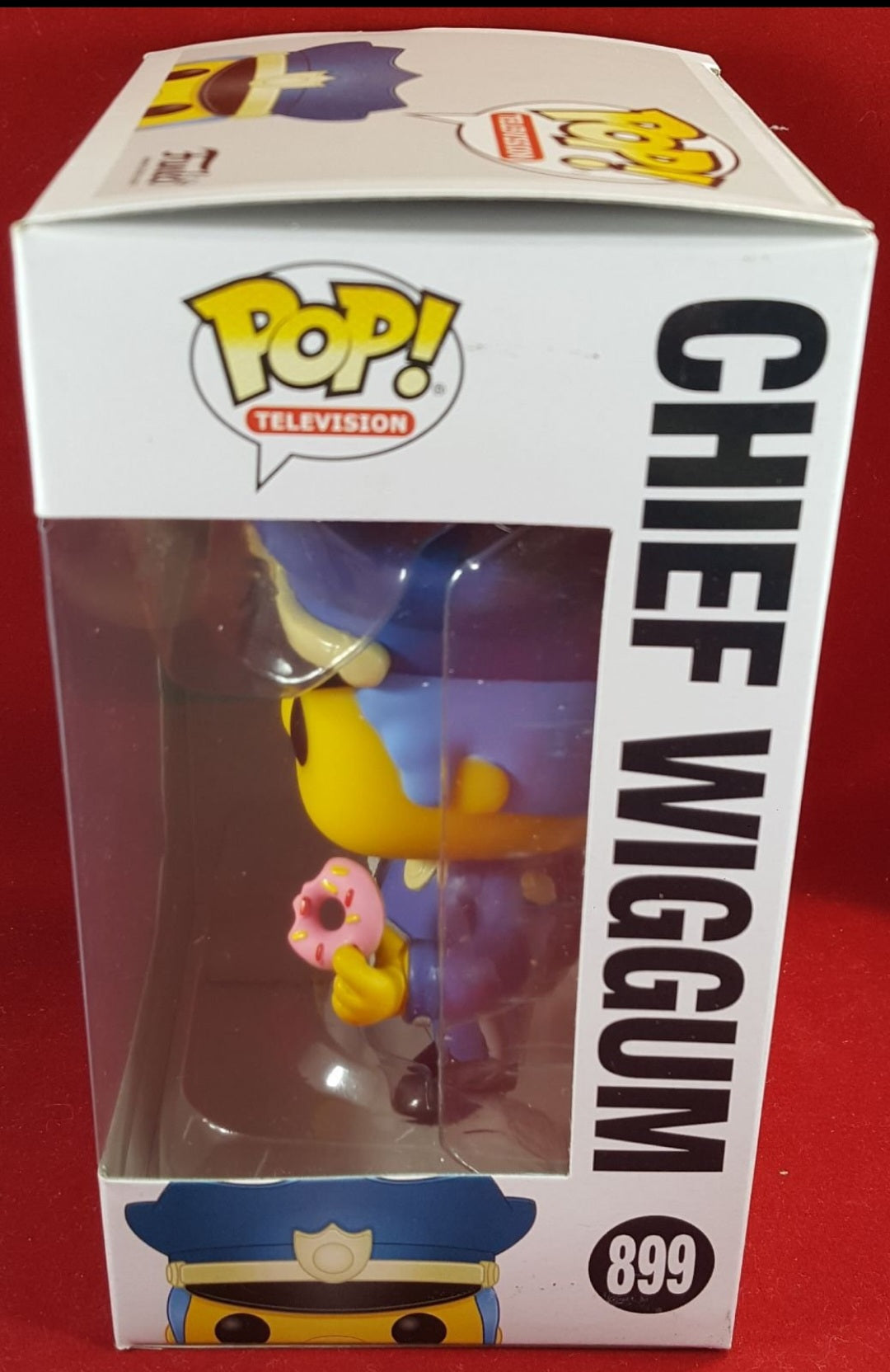 chief wiggum funko # 899 (nib) 
With pop protector