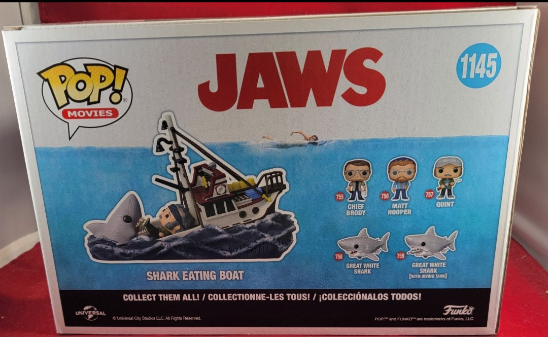 Jaws gamestop exclusive movie moments funko # 1145 (nib)