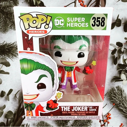 The joker as santa funko # 358 (nib)