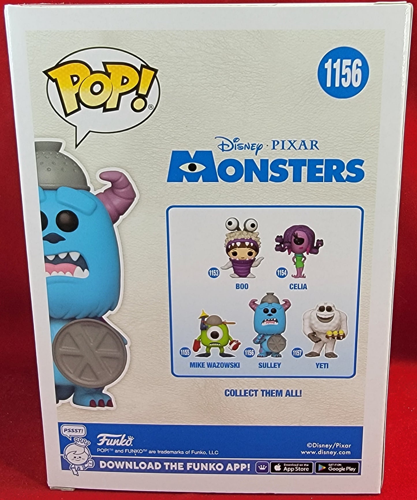 Sulley amazon exclusive funko # 1156 (nib)