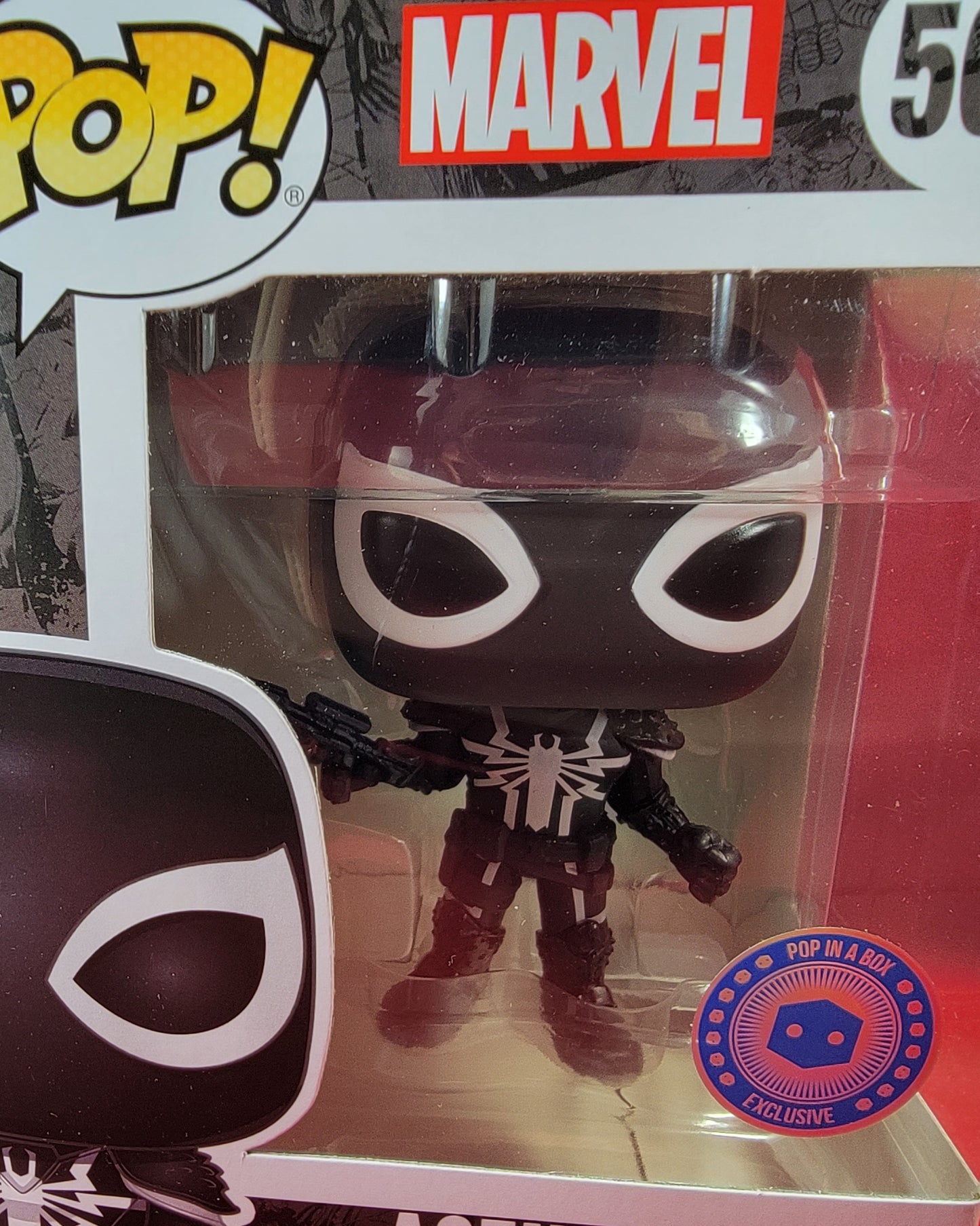 Agent venom pop in the box exclusive # 507 funko (nib)