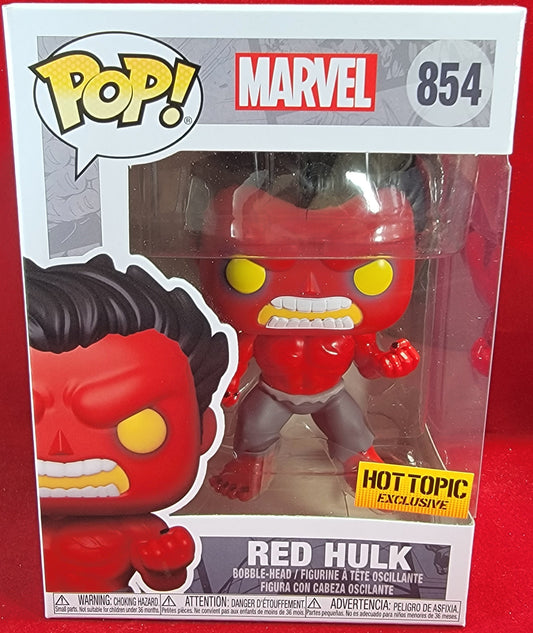 Red hulk hot topic exclusive funko # 854 (nib)