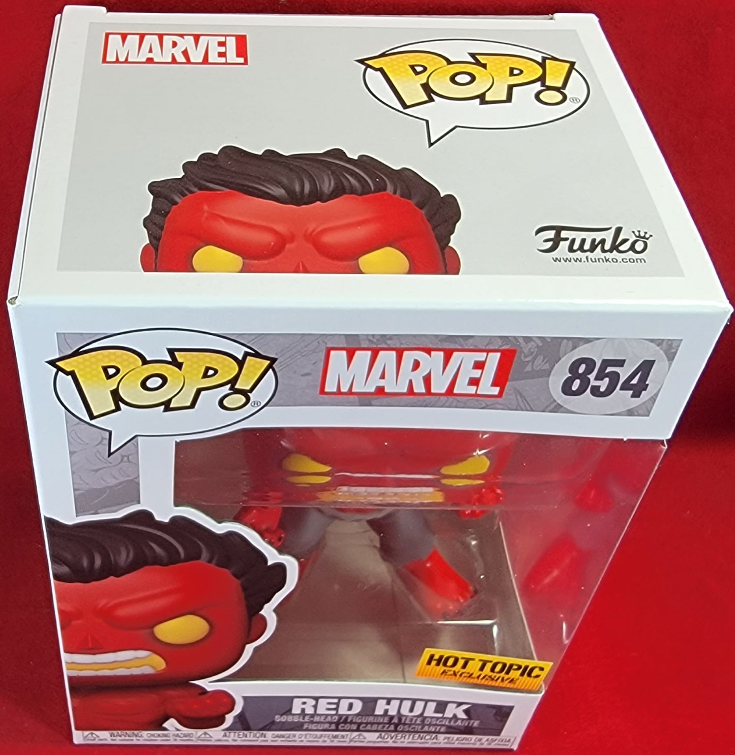 Red hulk hot topic exclusive funko # 854 (nib)