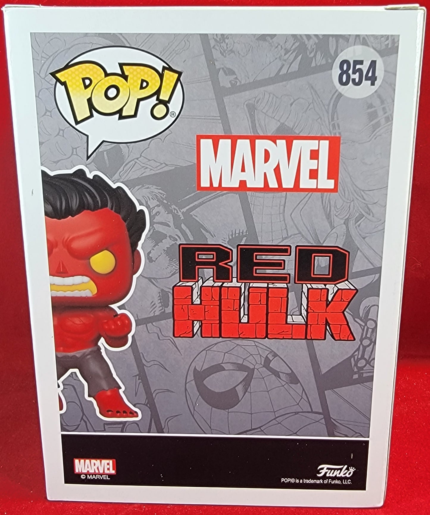 Red hulk hot topic exclusive funko # 854 (nib)