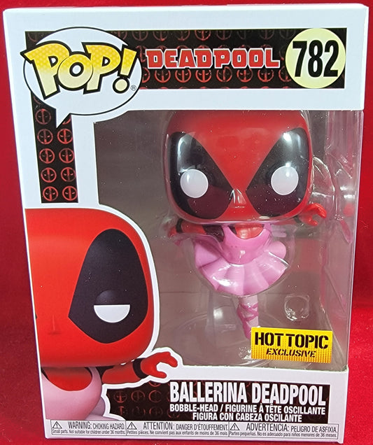 Deadpool as ballerina hot topic exclusive funko 782 (nib)