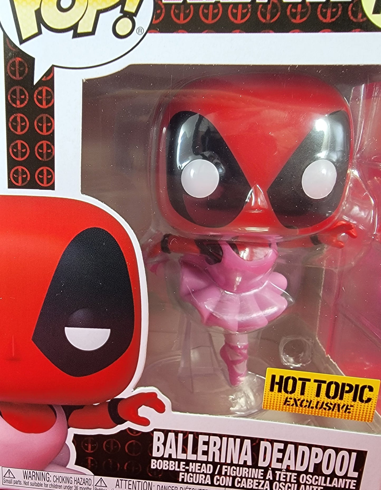 Deadpool as ballerina hot topic exclusive funko 782 (nib)