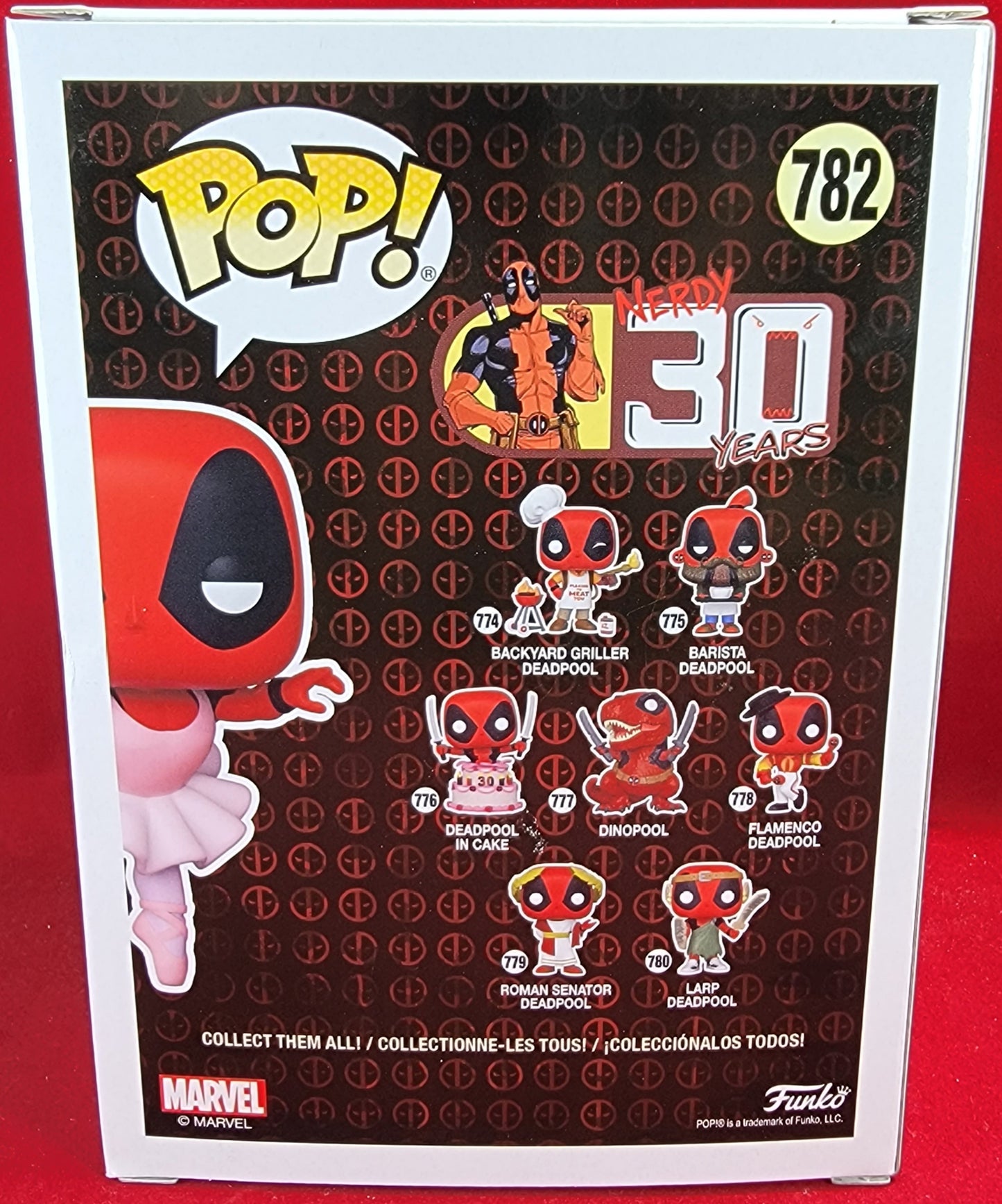 Deadpool as ballerina hot topic exclusive funko 782 (nib)