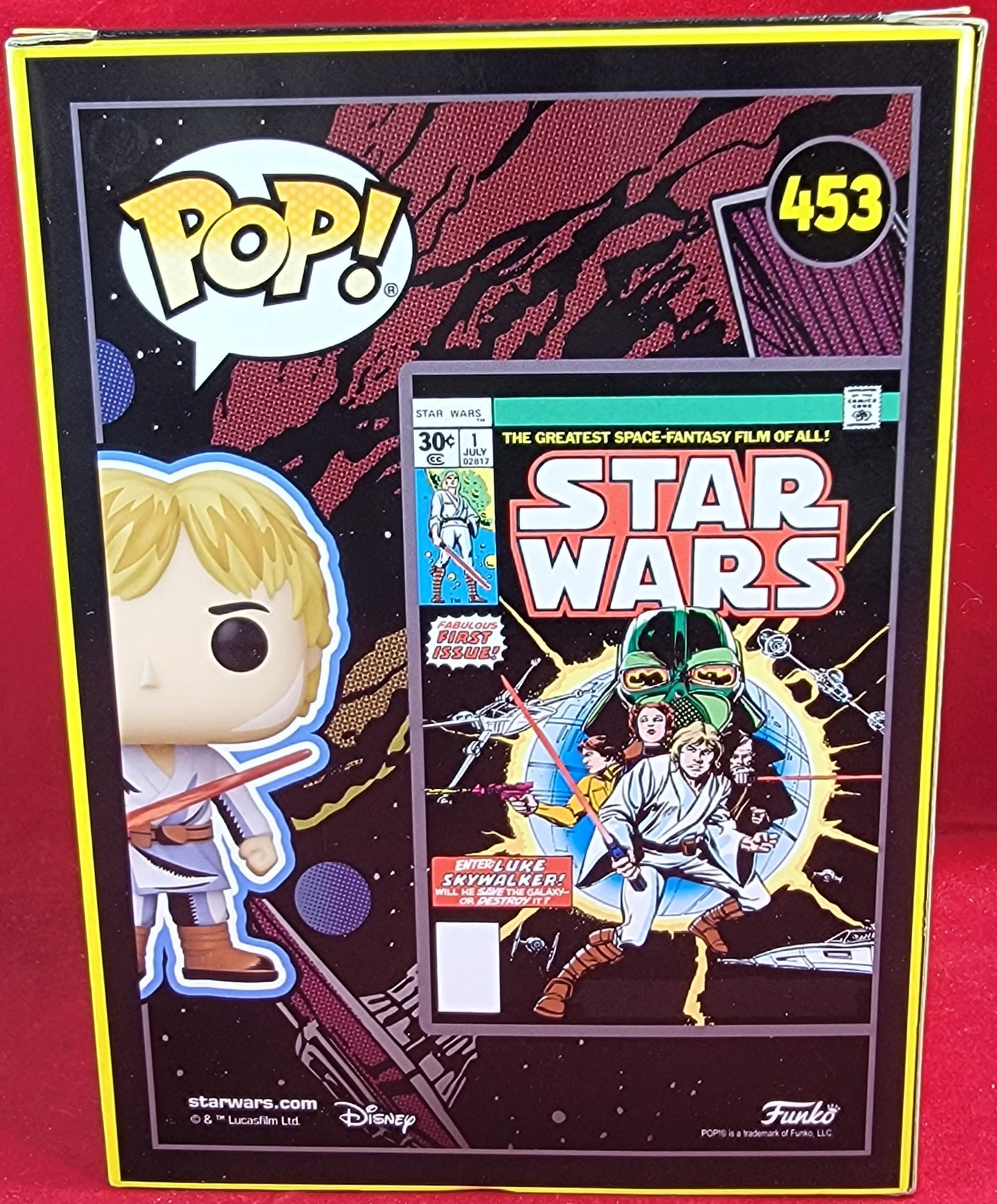 Luke Skywalker target exclusive Funko # 453 Star Wars Pop (nib)