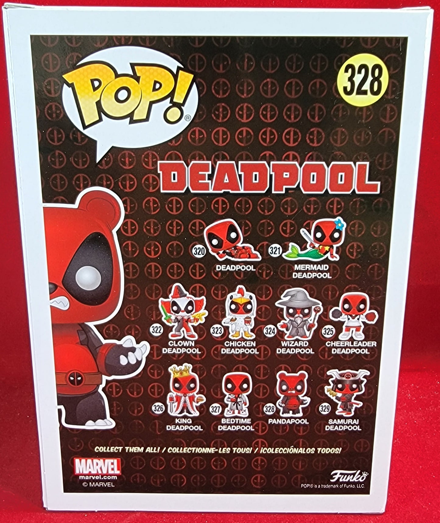 Deadpool as pandapoo hot topic exclusive funko # 328 (nib)