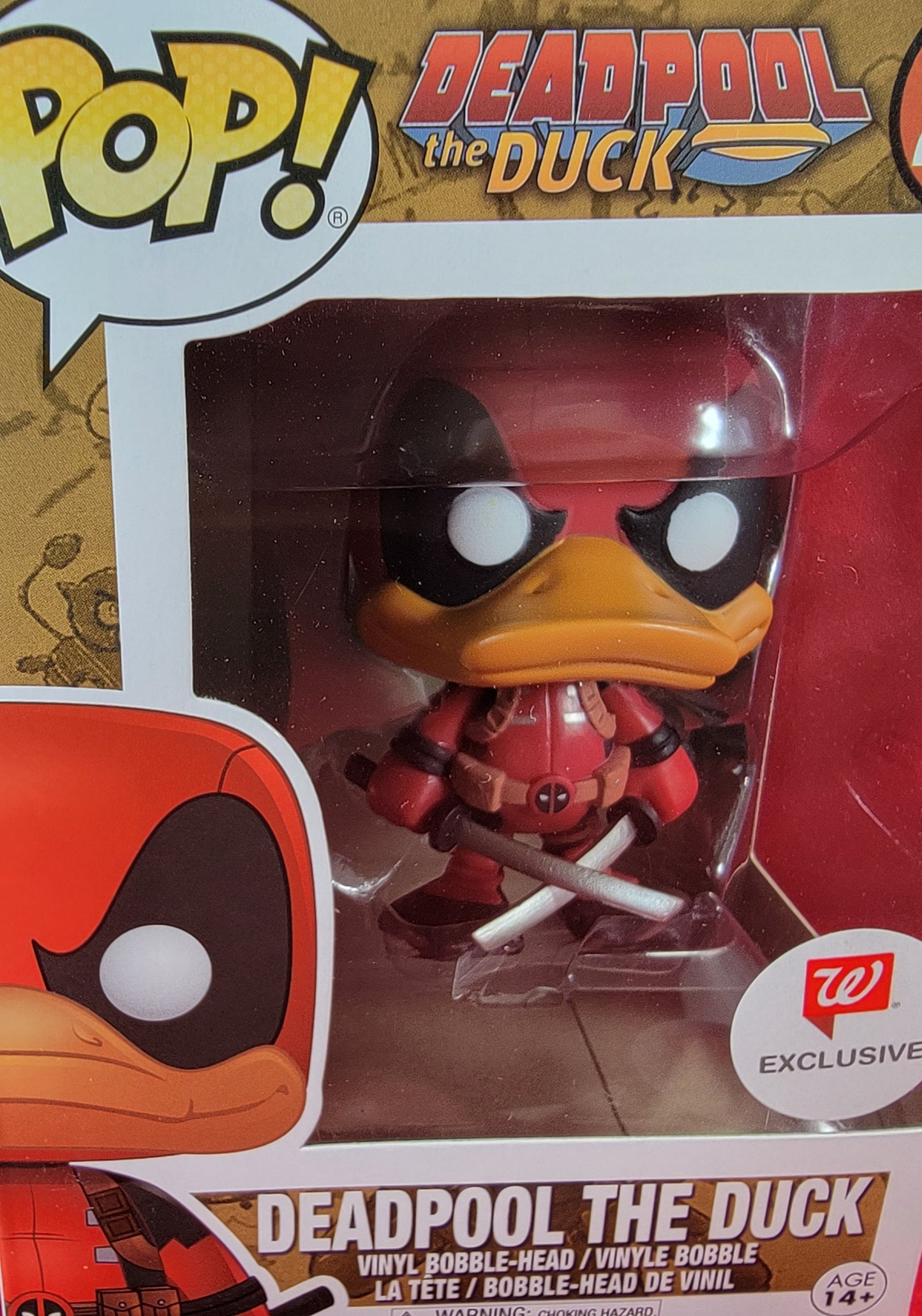 Deadpool the duck Walgreens exclusive funko # 230 (nib)