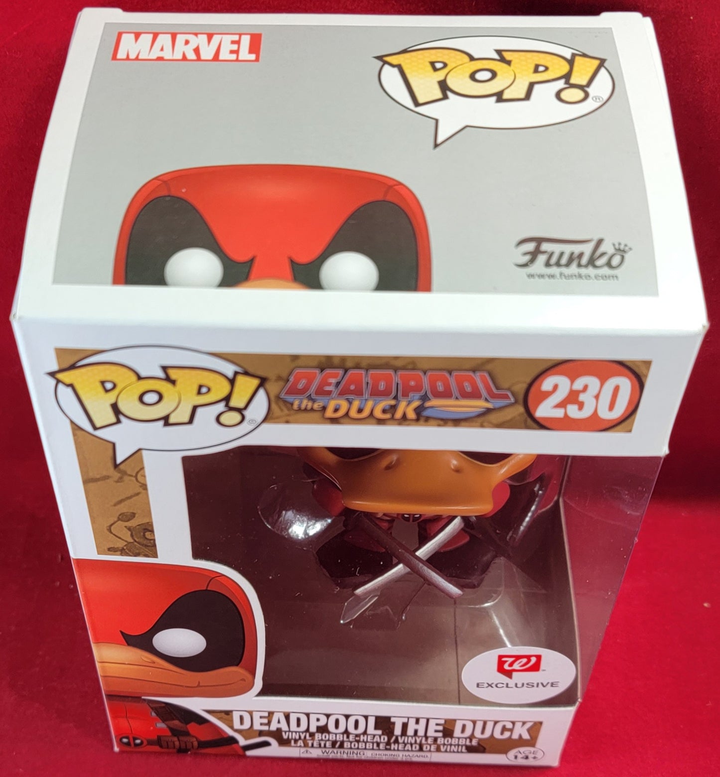 Deadpool the duck Walgreens exclusive funko # 230 (nib)