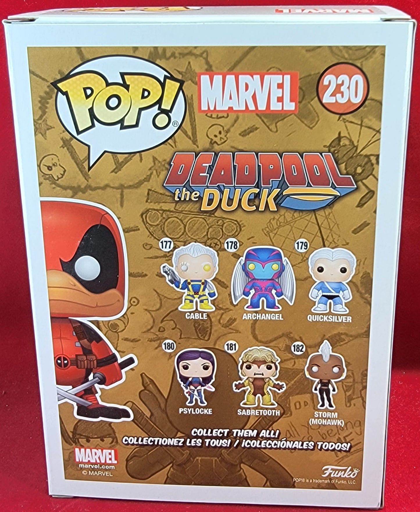 Deadpool the duck Walgreens exclusive funko # 230 (nib)