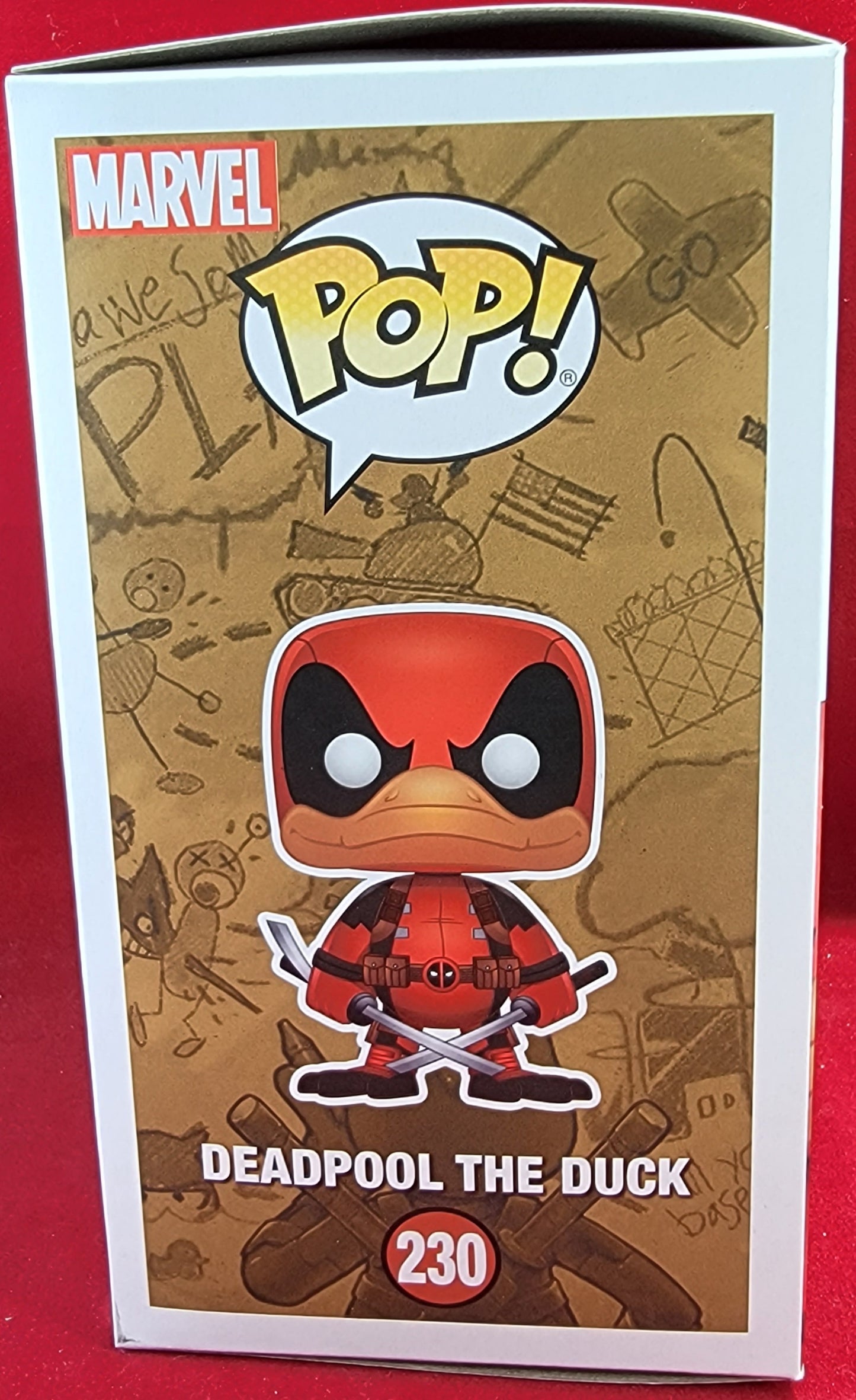 Deadpool the duck Walgreens exclusive funko # 230 (nib)