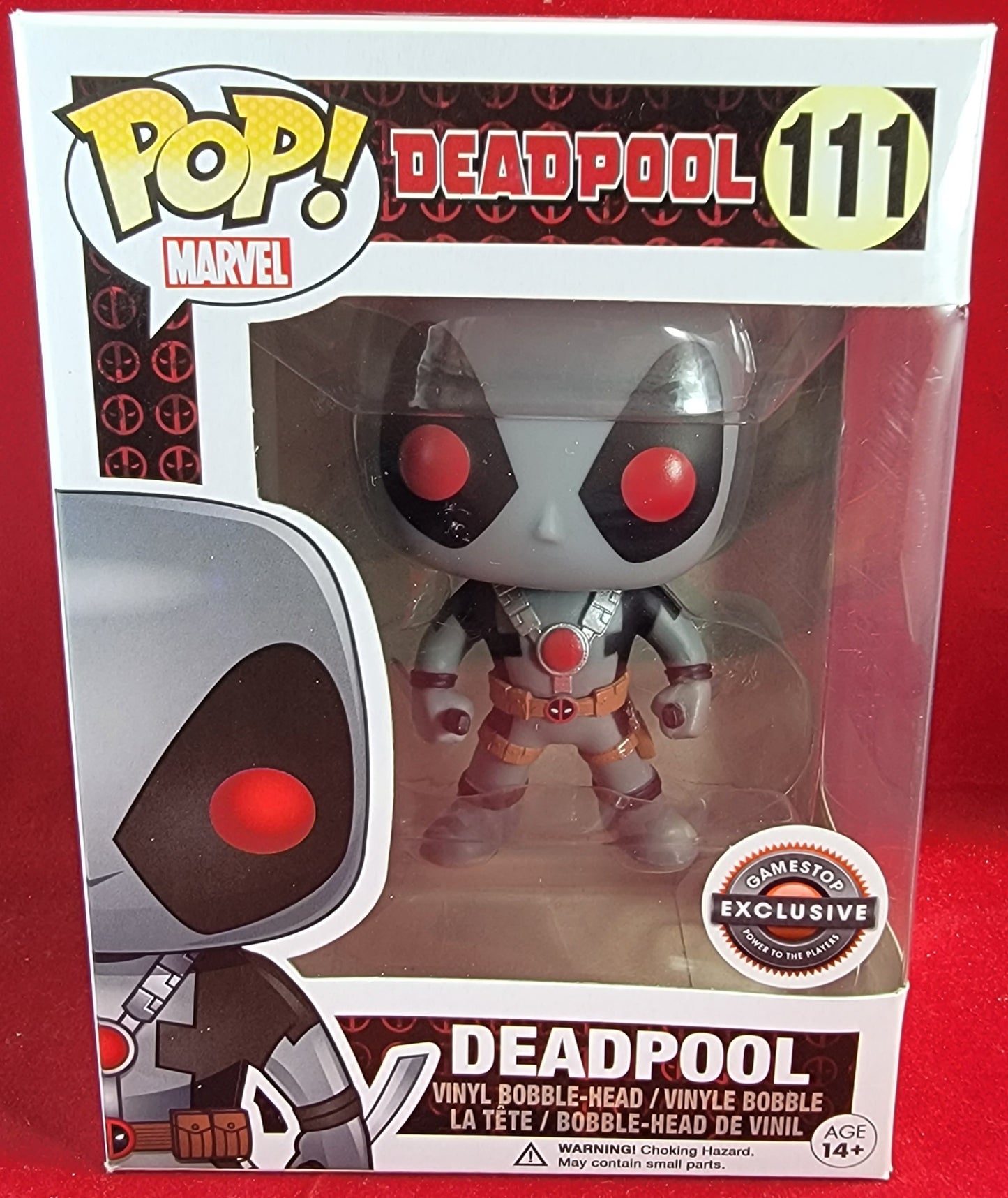 deadpool gamestop exclusive funko 111 (nib)