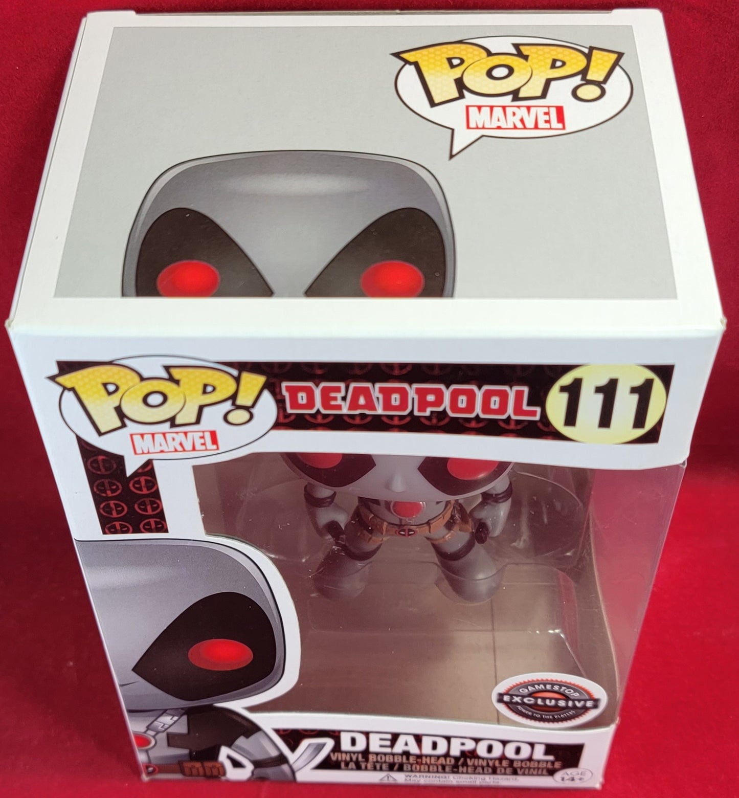 deadpool gamestop exclusive funko 111 (nib)