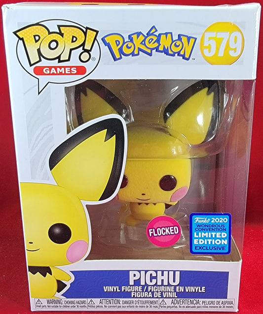 Flocked pichu funko # 579 (nib)