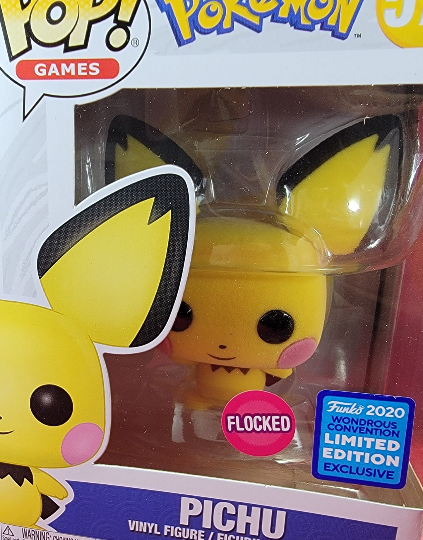 Flocked pichu funko # 579 (nib)