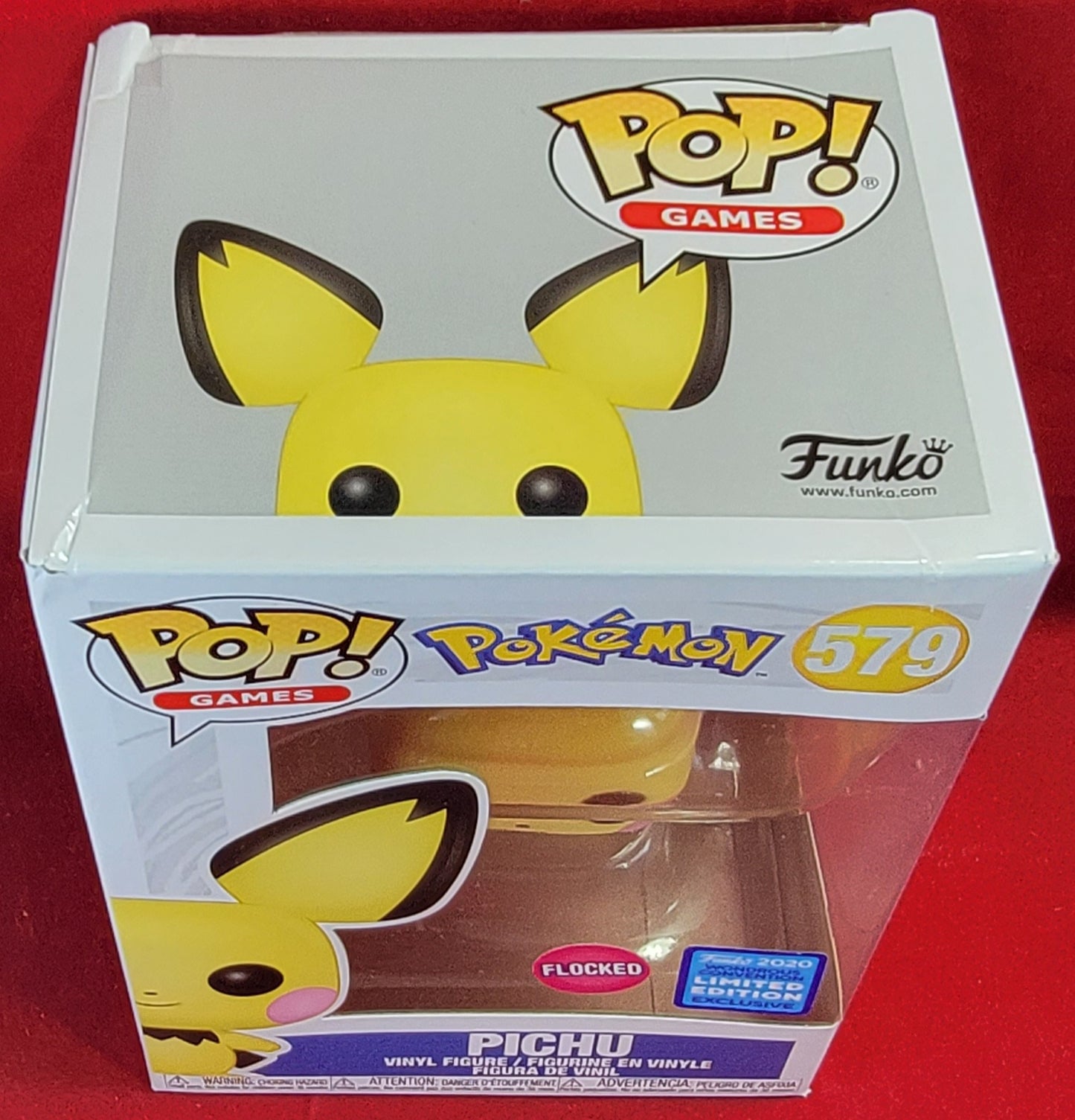 Flocked pichu funko # 579 (nib)