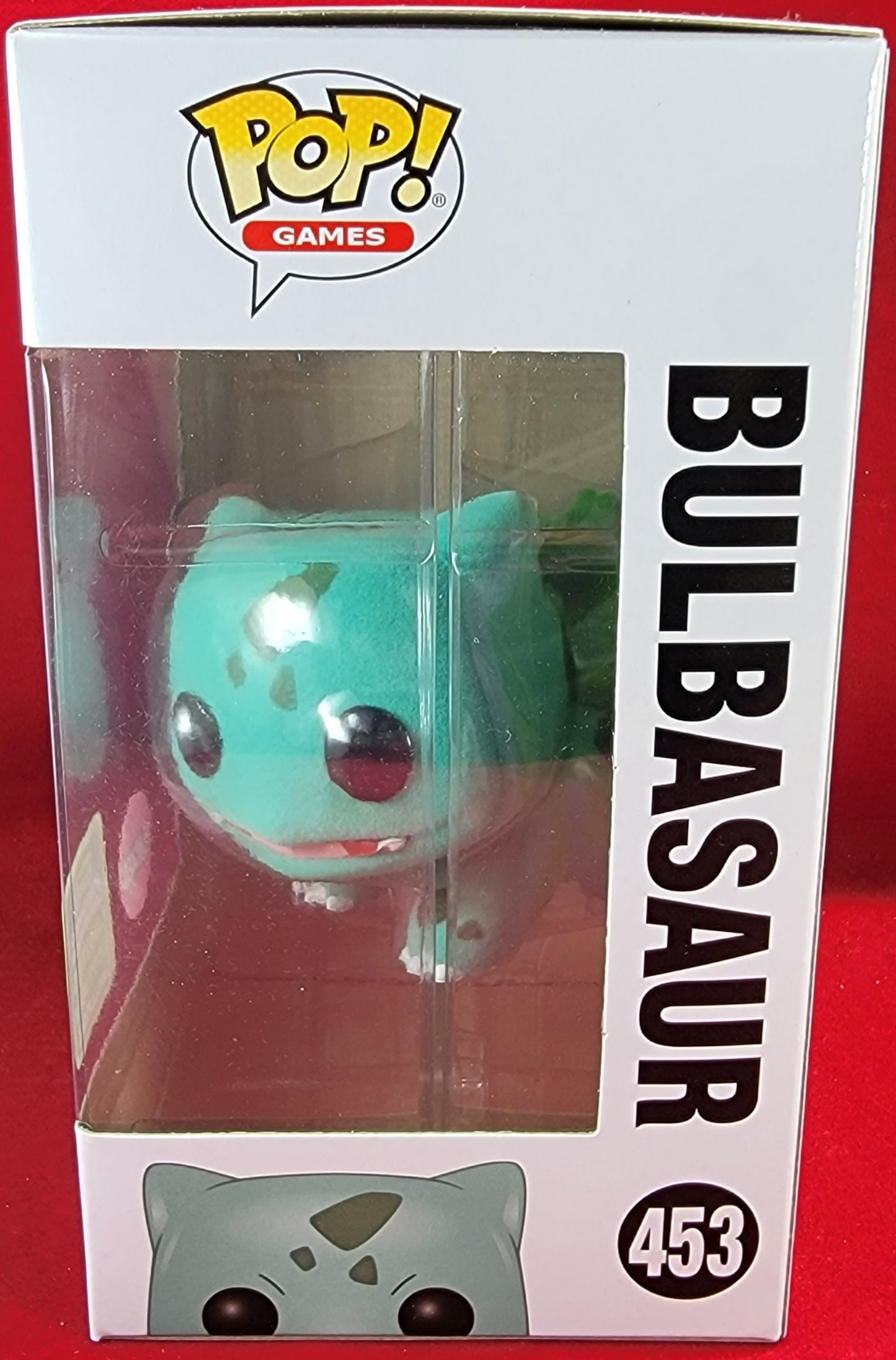 Flocked bulbasaur funko # 453 (nib)