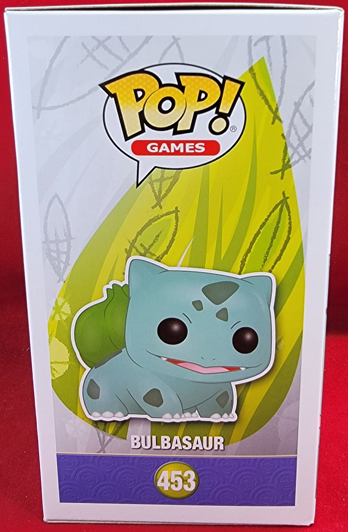 Flocked bulbasaur funko # 453 (nib)