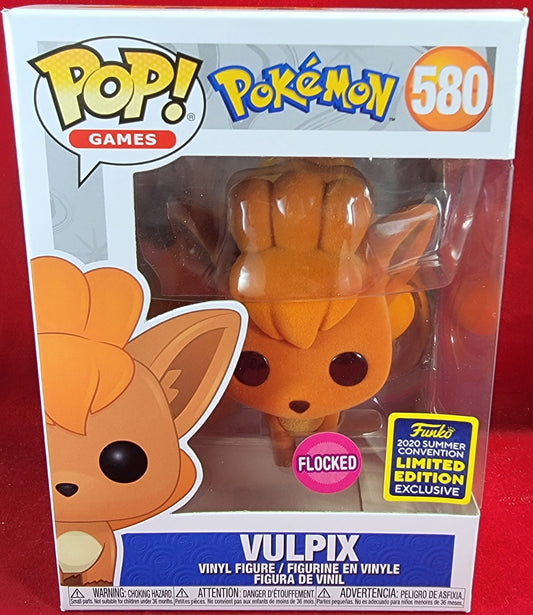 Flocked vulpix funko # 580 (nib)