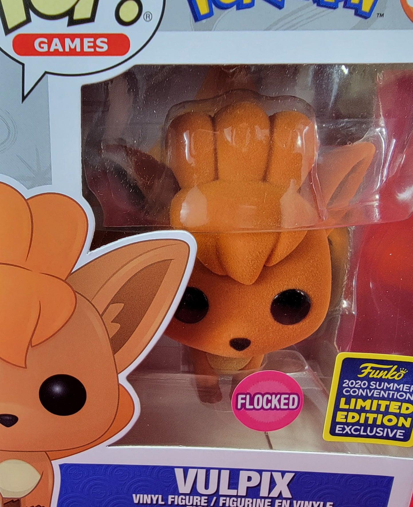 Flocked vulpix funko # 580 (nib)