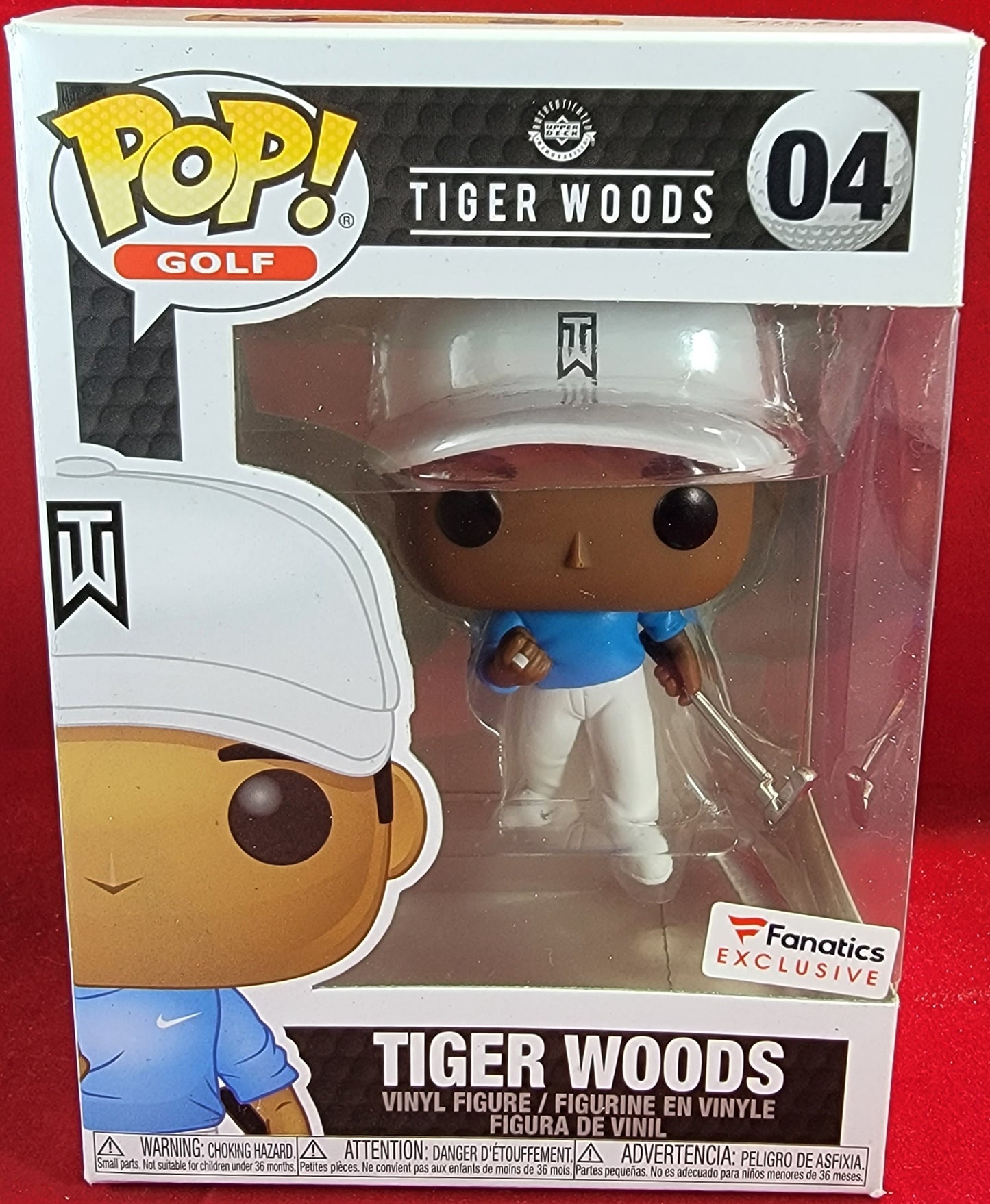 Tiger woods fanatics exclusive funko # 04 (nib)