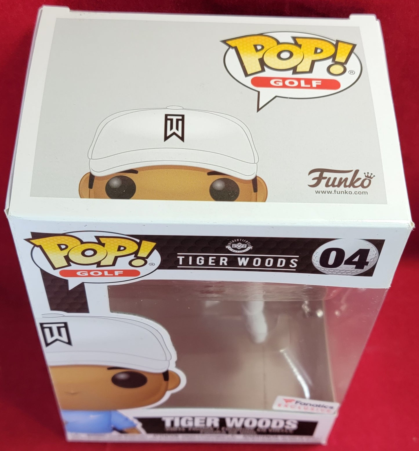 Tiger woods fanatics exclusive funko # 04 (nib)