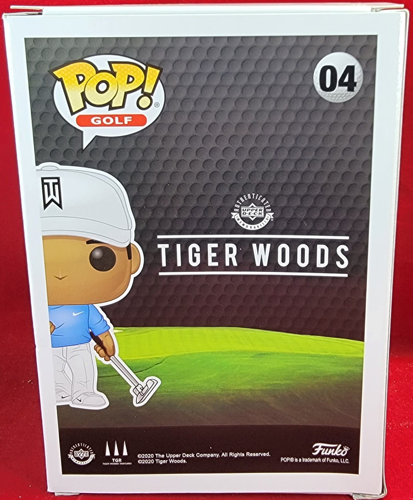 Tiger woods fanatics exclusive funko # 04 (nib)