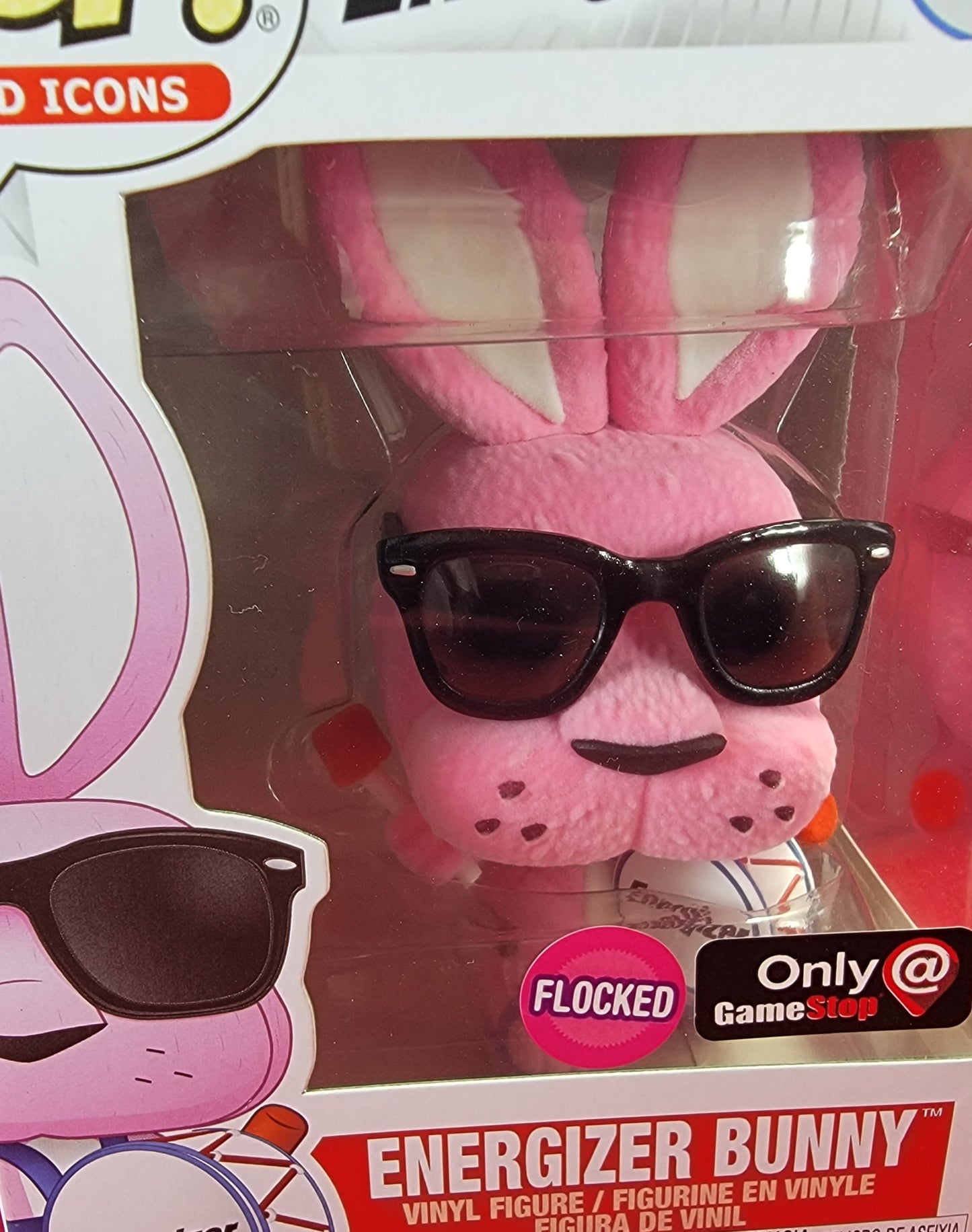 Energizer bunny flocked gamestop exclusive funko # 73 (nib)