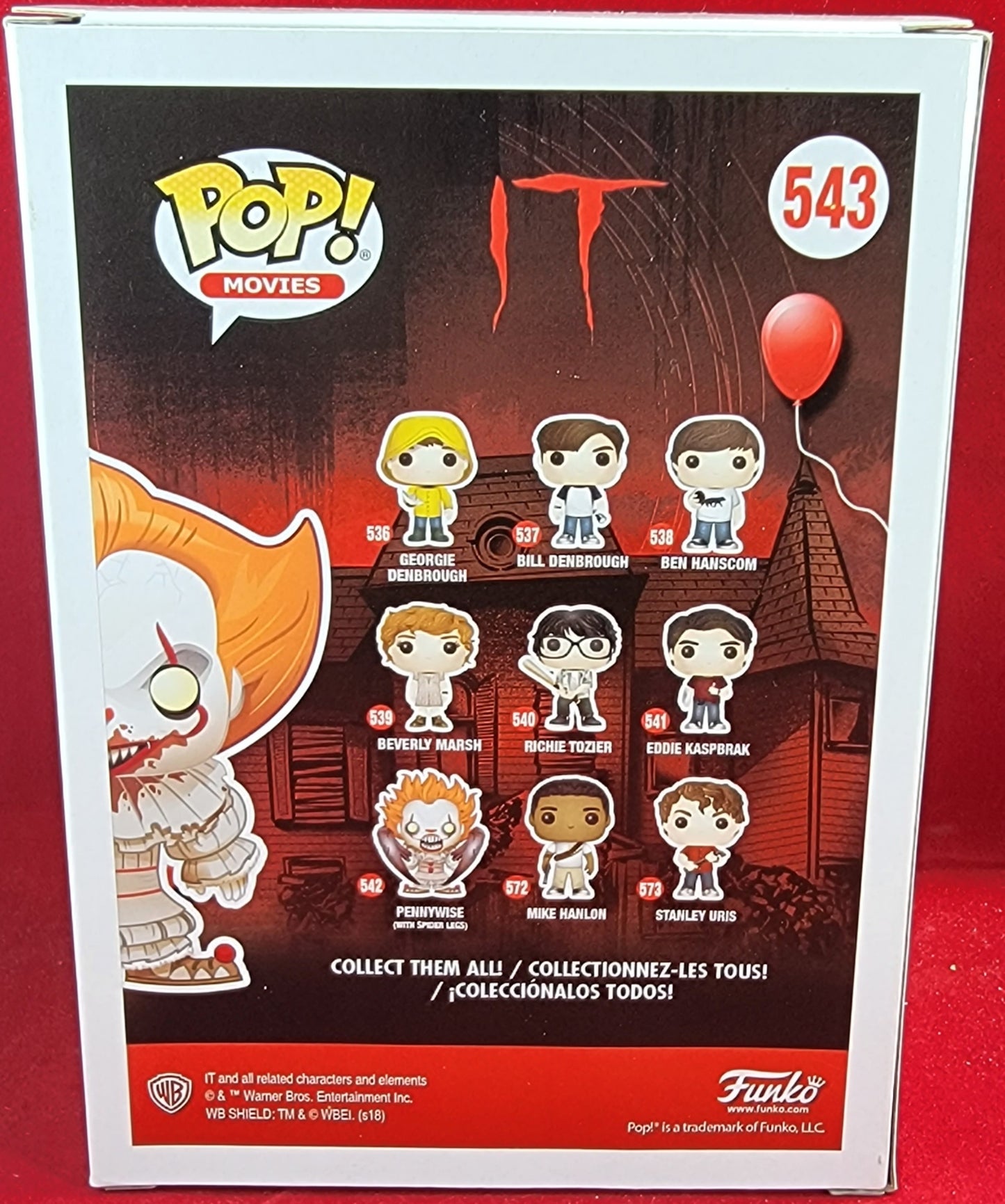 Pennywise amazon exclusive funko # 543 (nib)