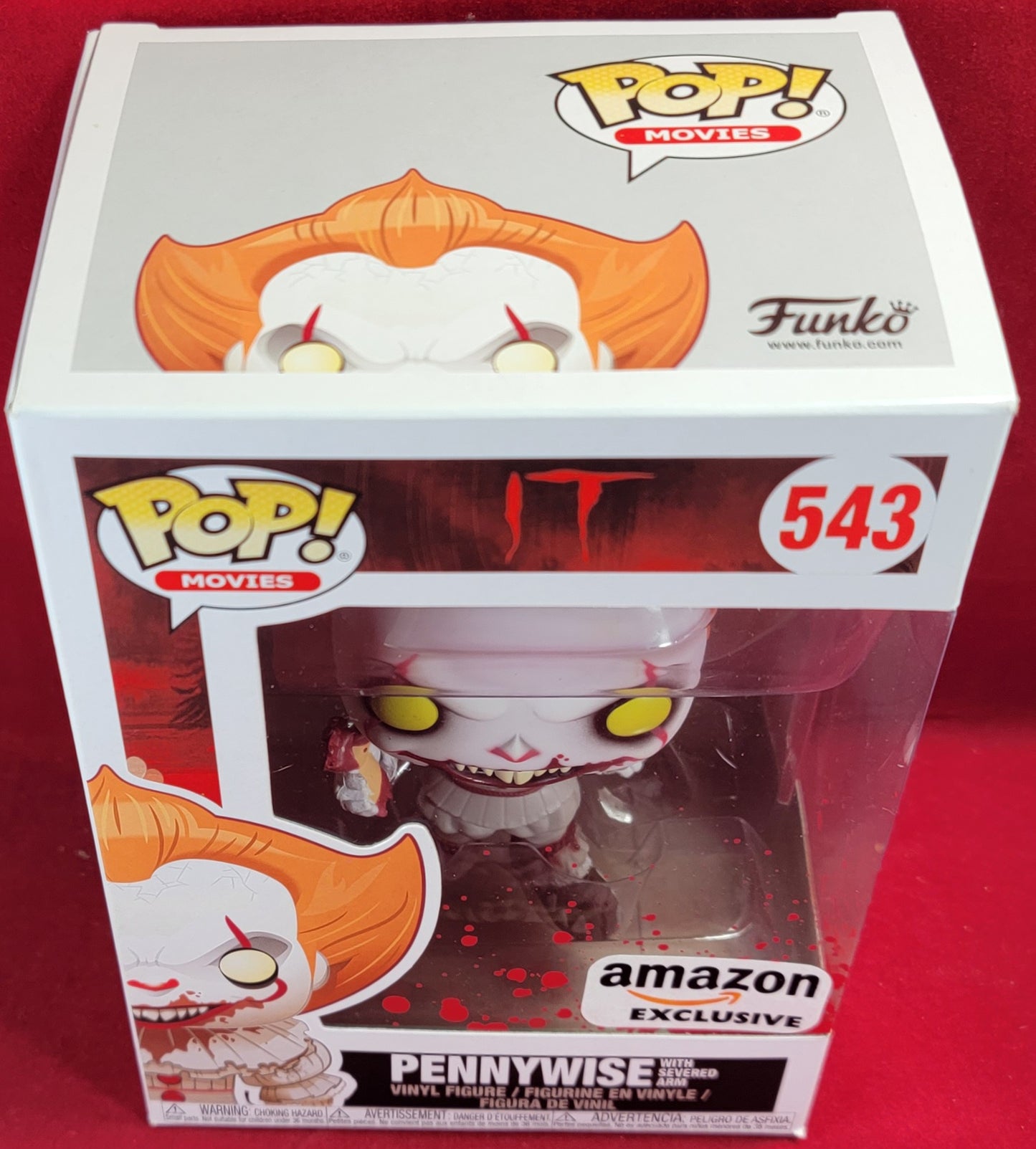 Pennywise amazon exclusive funko # 543 (nib)